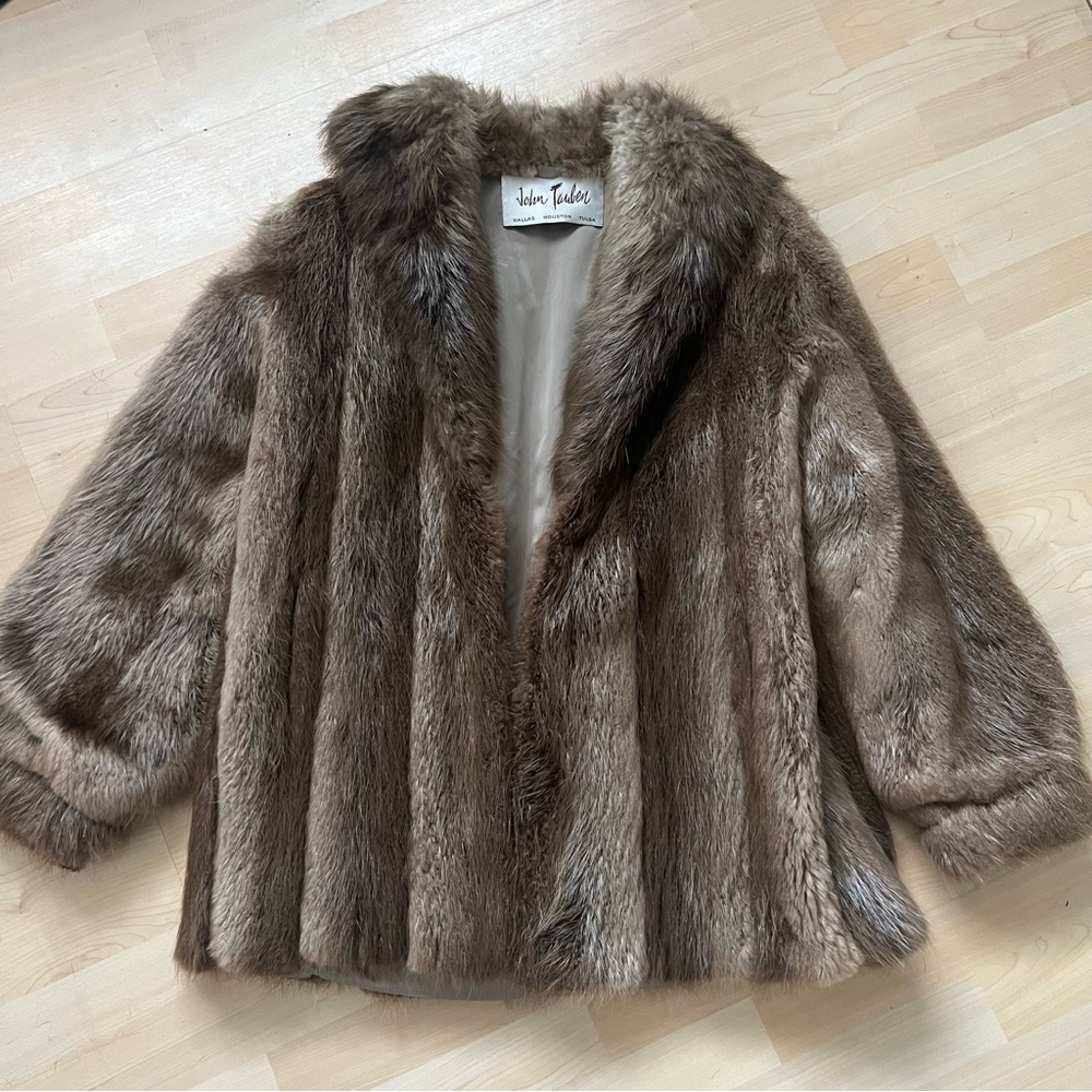 Vintage John Tauben genuine fur coat